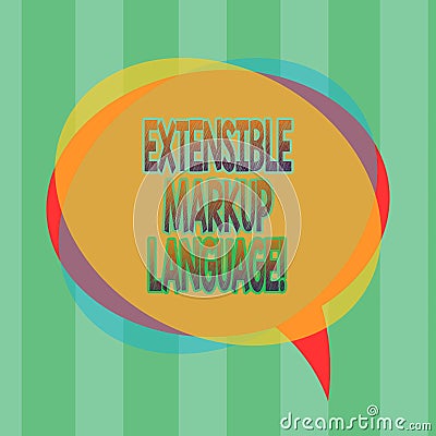 Word writing text Extensible Markup Language. Business concept for computer language that use tag to define element Stock Photo