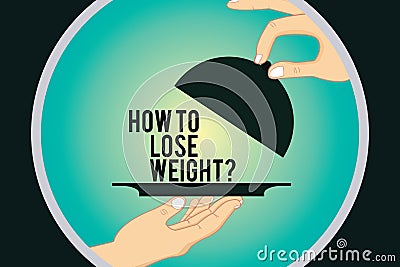 Word writing text How To Lose Weightquestion. Business concept for Strategies to get fitter stop being fat Hu analysis Stock Photo