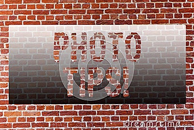 Word writing text Photo Tips. Business concept for Suggestions to take good pictures Advices for great photography Brick Stock Photo