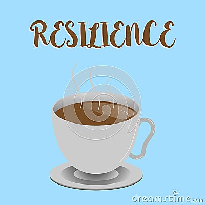 Word writing text Resilience. Business concept for Capacity to recover quickly from difficulties Persistence Stock Photo