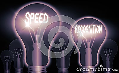Word writing text Speed Recognition. Business concept for interdisciplinary subfield of computational linguistics. Stock Photo