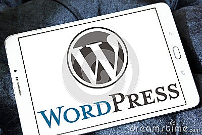 WordPress logo Editorial Stock Photo