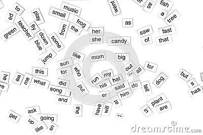 Words Stock Photo