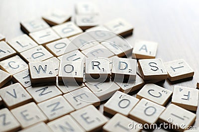 Words Stock Photo