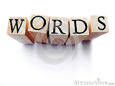 Words Stock Photo