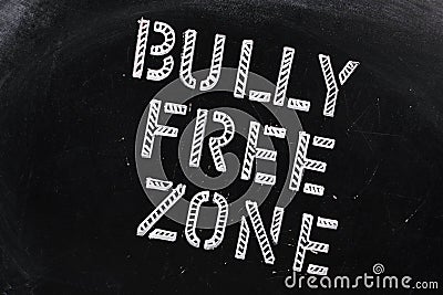 Bully Free Zone Stock Photo