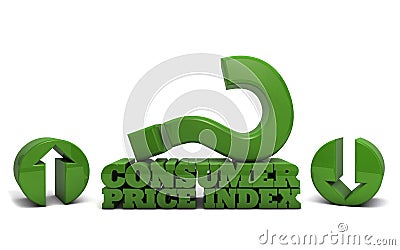 Consumer Price Index - Inflation Stock Photo