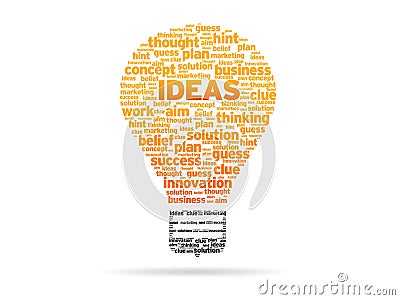Words - Ideas Stock Photo
