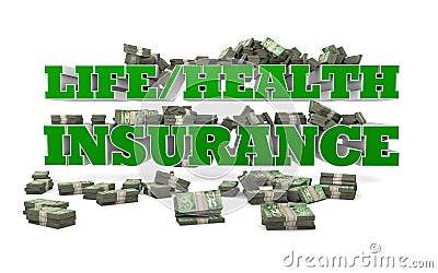 Life Health Insurance - Canada Stock Photo