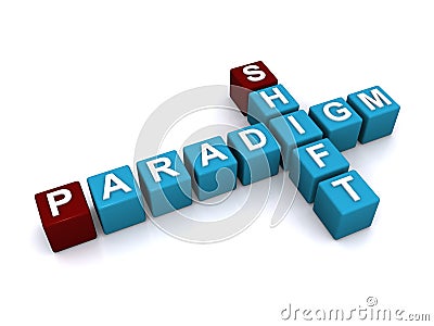 Paradigm shift Stock Photo