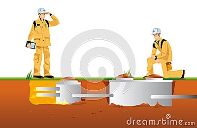 Work and cleansing Stock Photo