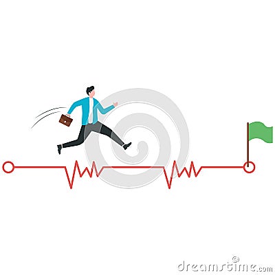 Work faster with leaders, automating repetitive tasks, analyzing data more quickly Vector Illustration