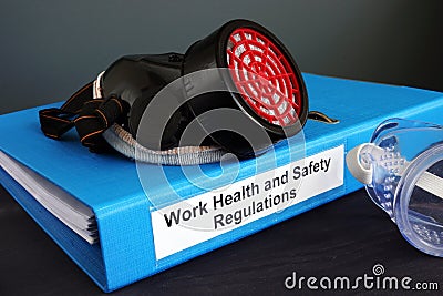 Work Health and Safety WHS Regulations. Stock Photo