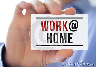 Work at Home Stock Photo