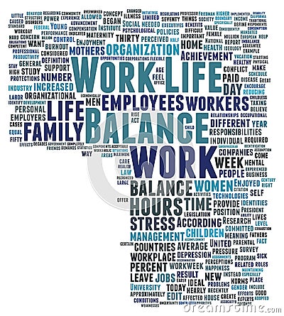 Work Life Balance Stock Photo