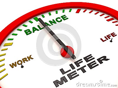 Work life balance Stock Photo