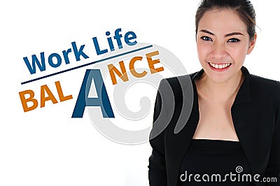 Work life balance Stock Photo