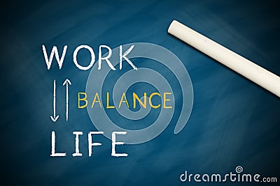 Work life balance Stock Photo