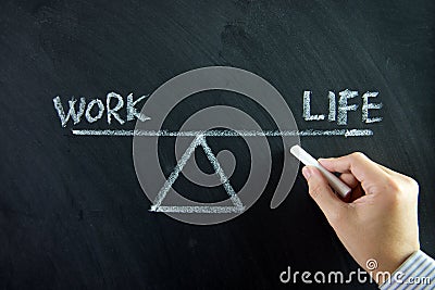 Work life balance Stock Photo