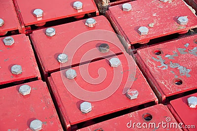 Work material in construction Stock Photo