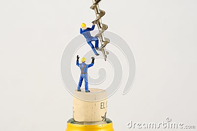 Work metaphor Stock Photo