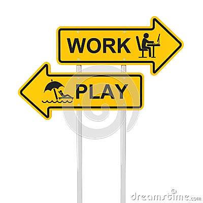 Work or play Stock Photo