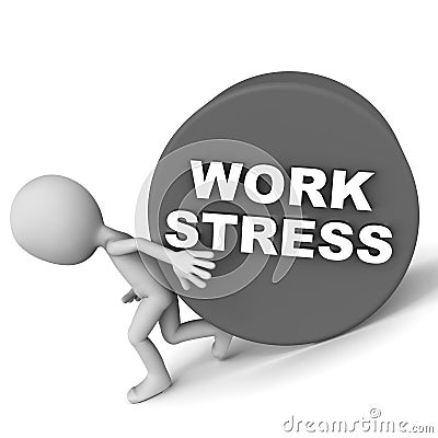 Work related stress Stock Photo