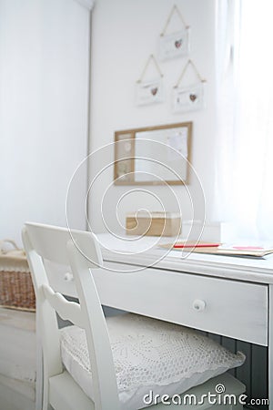 Work table Stock Photo