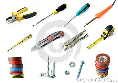 Work tools Stock Photo