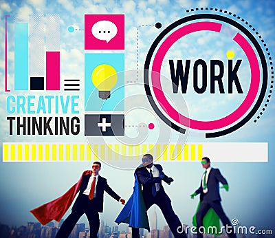 Work Working Job Career Business Collaboration Concept Stock Photo