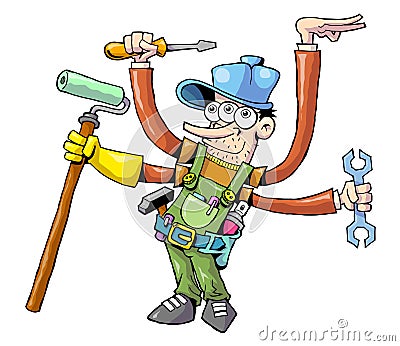 Worker 01 Vector Illustration