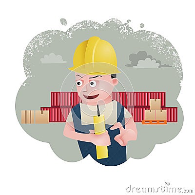 Worker Vector Illustration