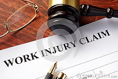 Worker compensation. Stock Photo