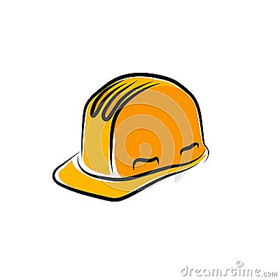 Worker helmet vector illustartion Vector Illustration