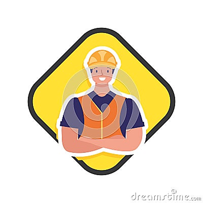 worker symbol Vector Illustration