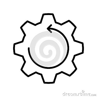 Workflow icon, vector illustration Vector Illustration