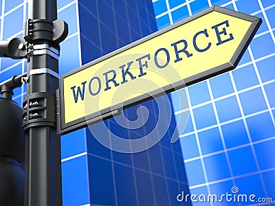 Workforce. Business Concept. Stock Photo