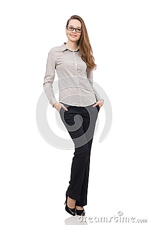 Working lady Stock Photo