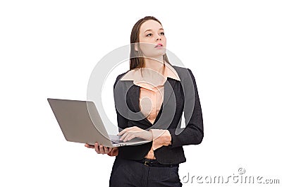 Working lady Stock Photo