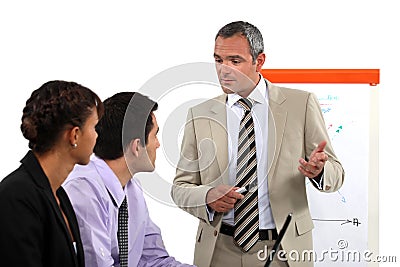 Working meeting Stock Photo