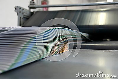 Working Print machine Stock Photo