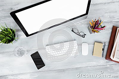 Working tools in office Stock Photo