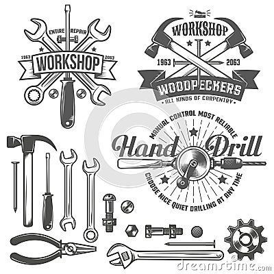 Workshop logo Vector Illustration