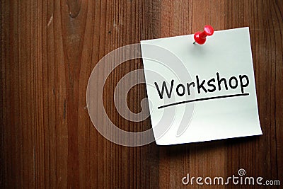 Workshop Stock Photo