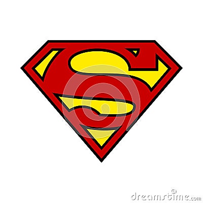 Superman vector logo Vector Illustration
