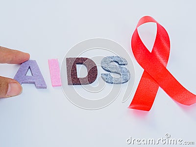 World AIDS day concept. Stock Photo