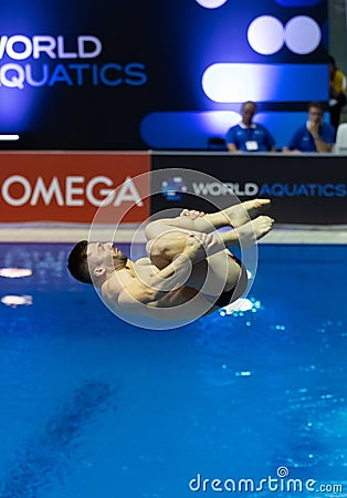 World Aquatics Diving World Cup 2024 in Berlin, Germany Editorial Stock Photo