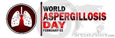 World Aspergillosis Day Vector illustration Vector Illustration