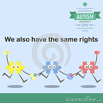 World autism awareness day 18 Stock Photo