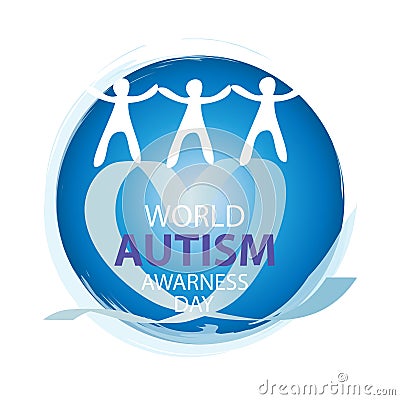 World autism awareness day Vector Illustration